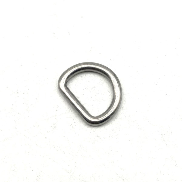 3mm Wire Stainless D Ring Seamless D Loop 15-20-25-30mm - BELT LOOP