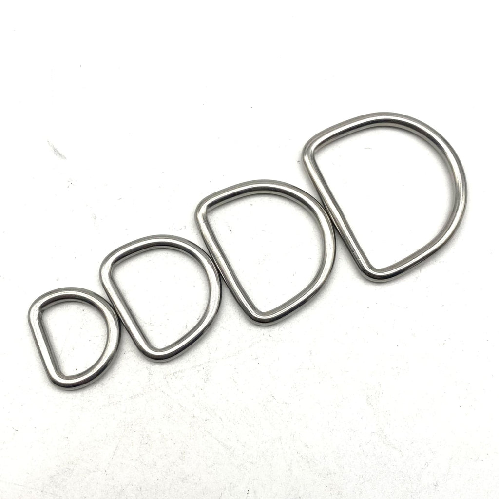 3mm Wire Stainless D Ring Seamless D Loop 15-20-25-30mm – Metal Field Shop