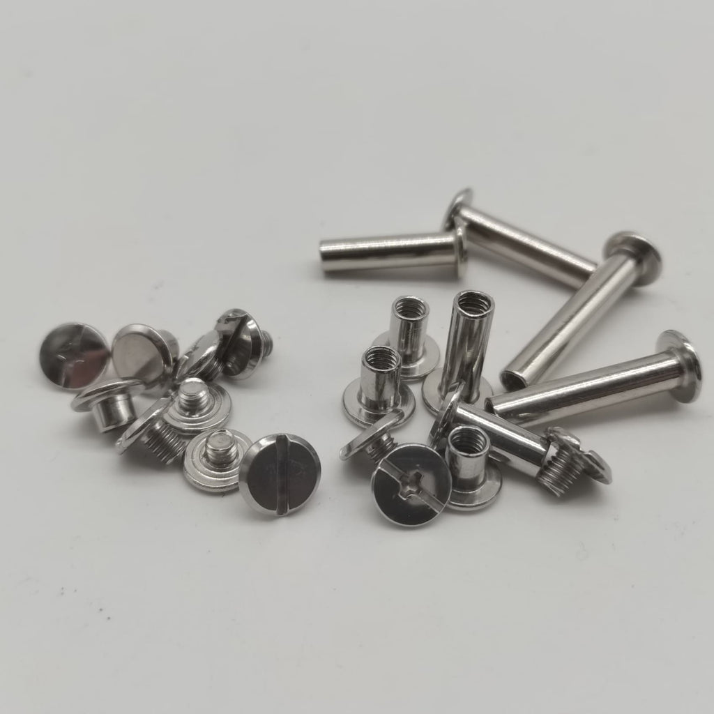 Screw Bag Rivets 4-100mm Stainless Steel Leather Bag Belts Chicago Screws Binding Screw ...