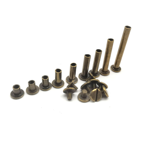 1/2 Nickel, Chicago Screw, Solid Brass, #L-156-1-2SBN