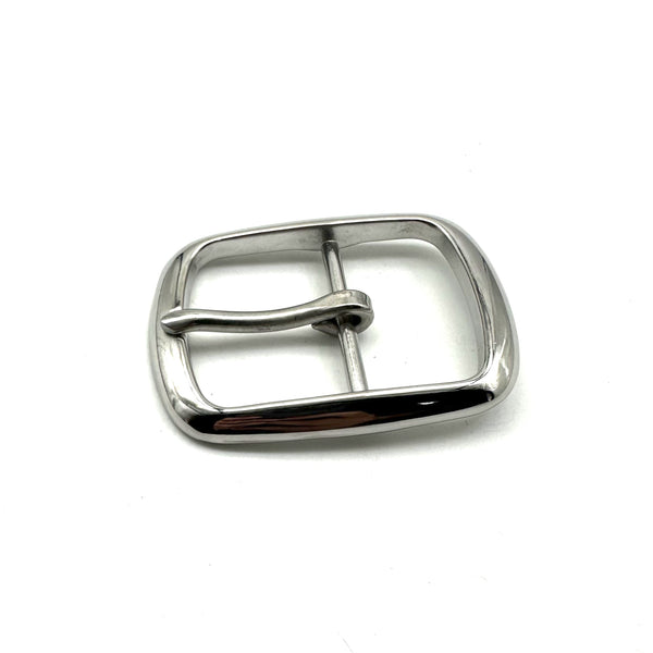 Stainless Steel Shiny Belt Buckle Leather Belt Fasten Hardwares 40mm