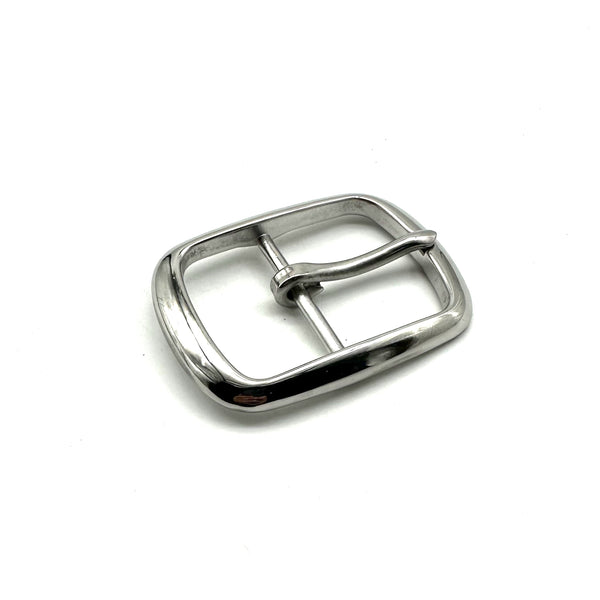 Stainless Steel Shiny Belt Buckle Leather Belt Fasten Hardwares 40mm
