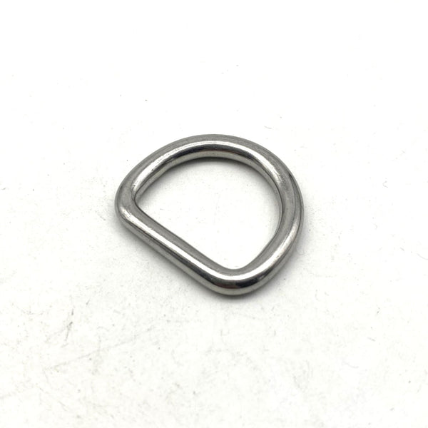 5mm Wire Stainless D Ring Seamless D Loop 25-30-35-40-43-49mm - BELT LOOP