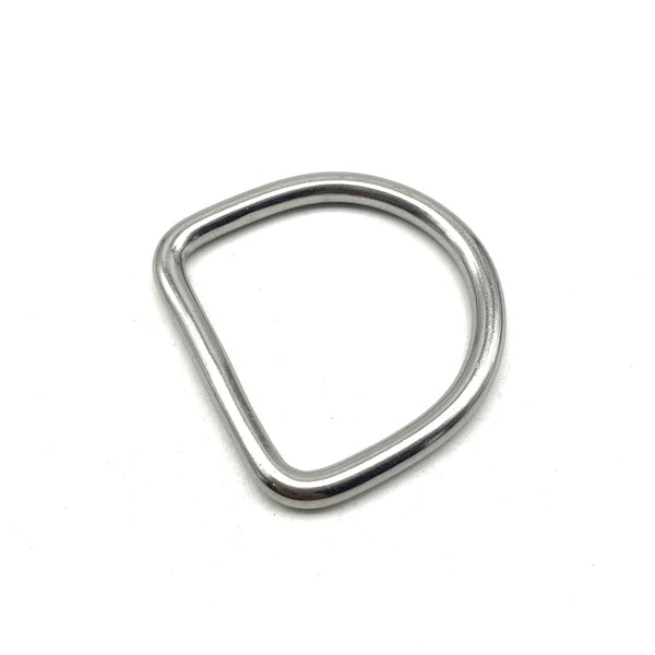 5mm Wire Stainless D Ring Seamless D Loop Sailboat D Rings 25-30-35-40-43-49mm