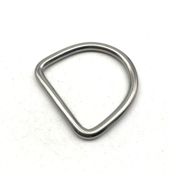 6mm Wire Stainless D Ring Seamless D Loop 30/40/45/50mm - BELT LOOP