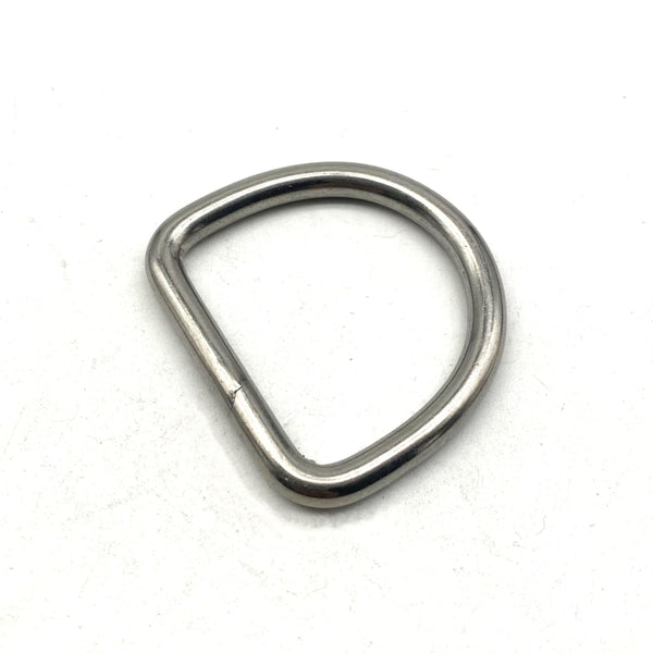 6mm Wire Stainless D Ring Seamless D Loop 30/40/45/50mm - BELT LOOP