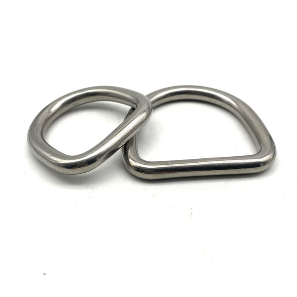 6mm Wire Stainless D Ring Seamless D Loop 30/40/45/50mm - BELT LOOP