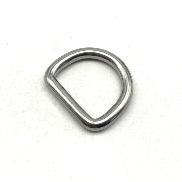 6mm Wire Stainless D Ring Seamless D Loop 30/40/45/50mm - BELT LOOP