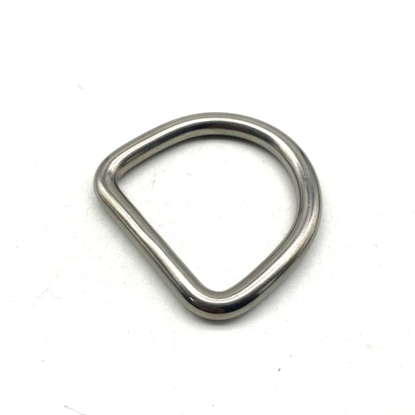 6mm Wire Stainless D Ring Seamless D Loop 30/40/45/50mm - BELT LOOP