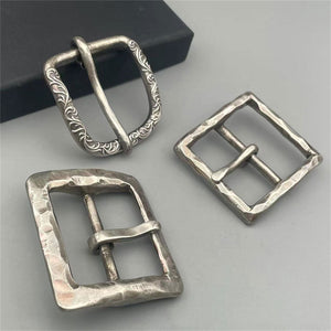 925 Sterling Silver Buckle,Premium Leather Belt Buckle,Leather Craft Belt Hardwares