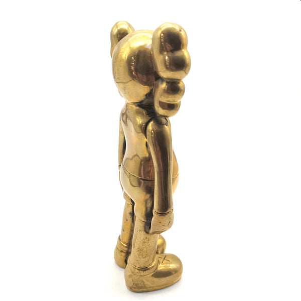 KAWS Bear Sculpture Brass Decor Ornament Statue House&Office Improvement Figurine 