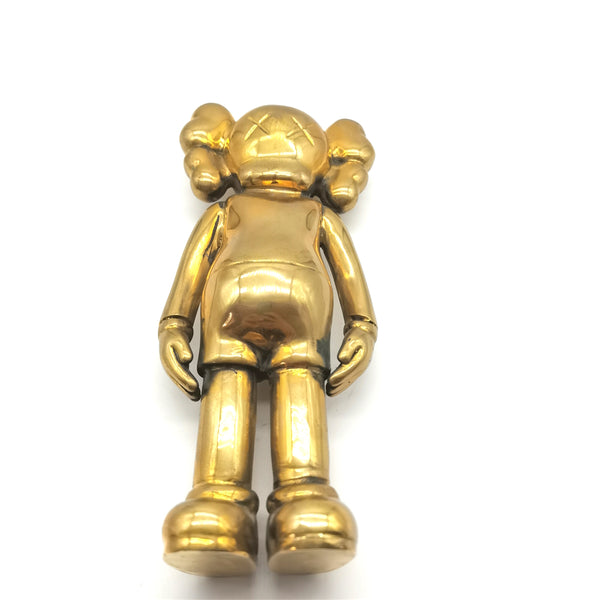 KAWS Bear Sculpture Brass Decor Ornament Statue House&Office Improvement Figurine 