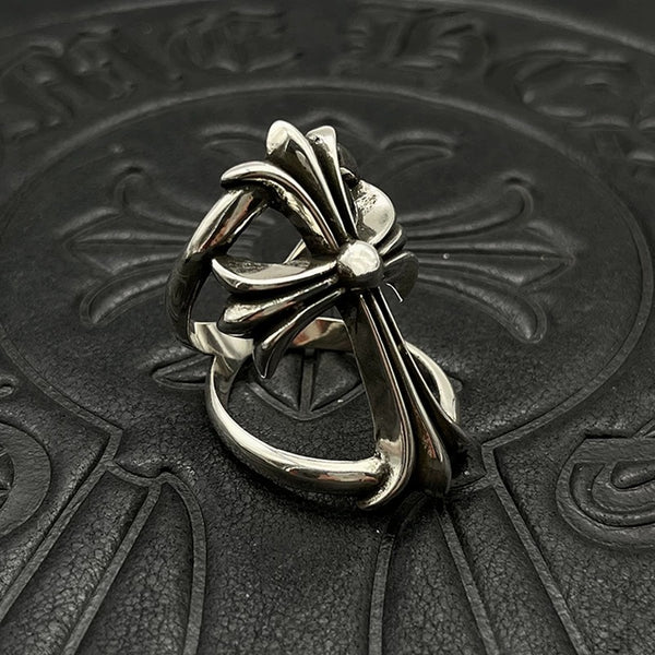 CH Sterling Silver Ring Men Women Fashion Rings