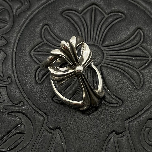 CH Sterling Silver Ring Men Women Fashion Rings