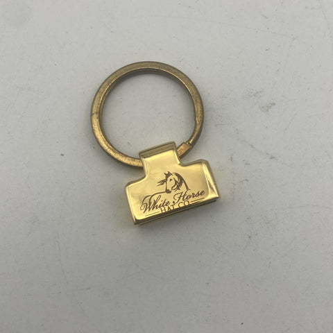 Custom Brand Leather Key Fob Premium Brass Keychain Cover Auto Keychain Holder