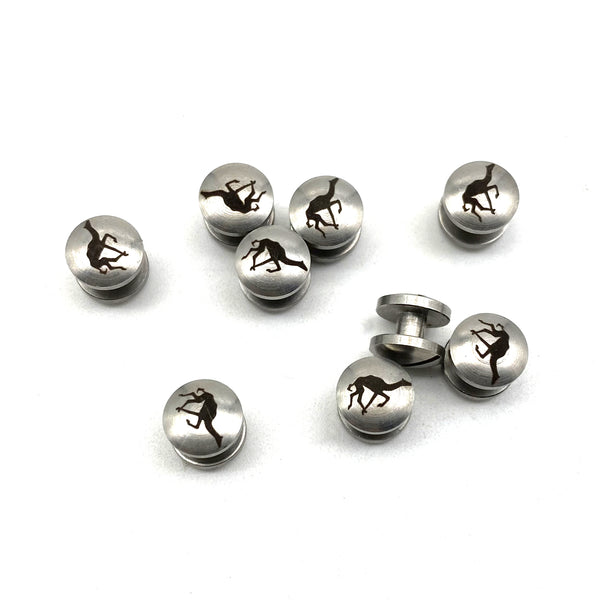 Custom Stainless Chicago Rivets Personalized Brand Leather Fastener Rivet