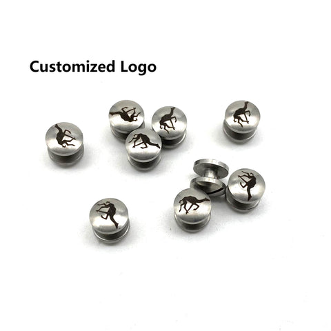 Custom Stainless Chicago Rivets Personalized Brand Leather Fastener Rivet