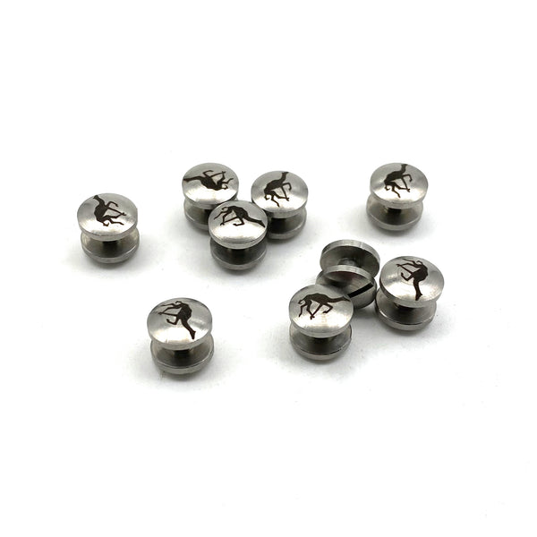 Custom Stainless Chicago Rivets Personalized Brand Leather Fastener Rivet