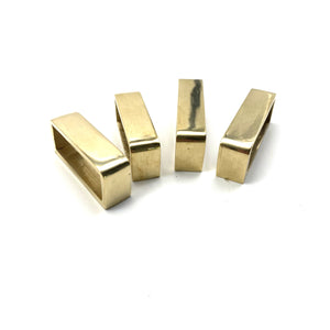 Customized Brass Belt Loop Handmade Brass Keeper Premium Belt Loops