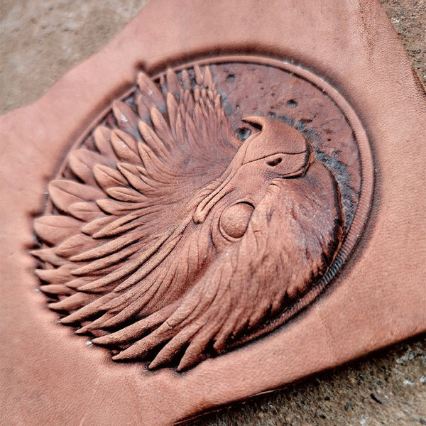 Leather Shaping Mold Horse Head,Eagle Leather Embossed Mold,Veg Tanned Cowhide Cold Press Stamp Mold 