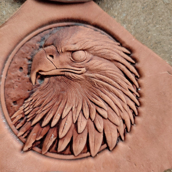Leather Shaping Mold Horse Head,Eagle Leather Embossed Mold,Veg Tanned Cowhide Cold Press Stamp Mold 