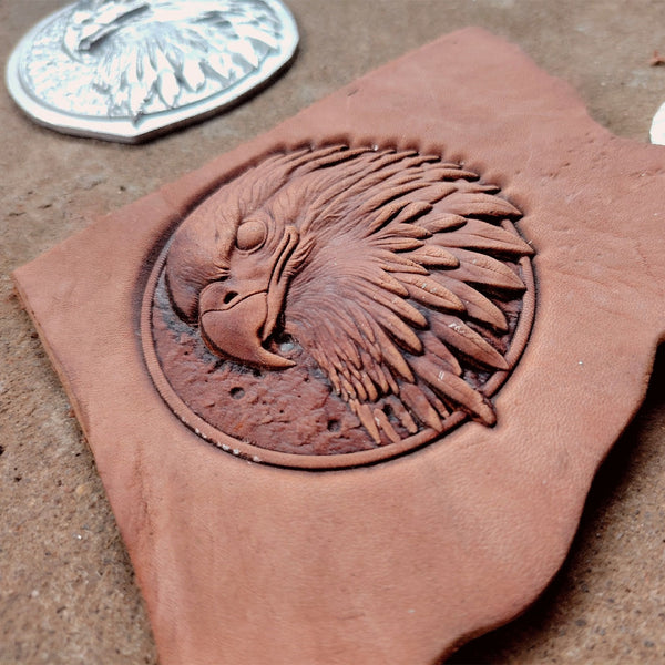 Leather Shaping Mold Horse Head,Eagle Leather Embossed Mold,Veg Tanned Cowhide Cold Press Stamp Mold 