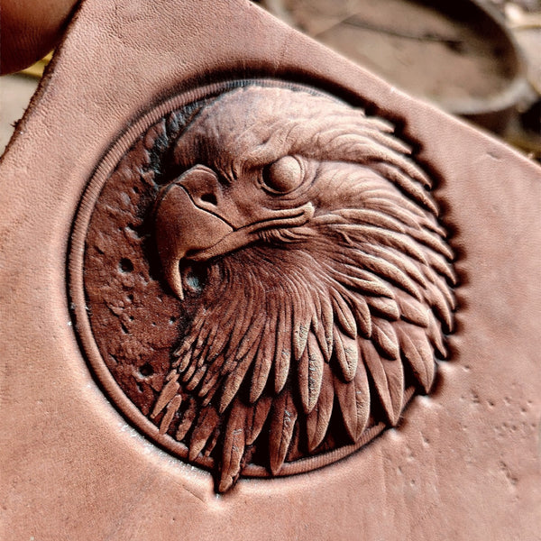 Leather Shaping Mold Horse Head,Eagle Leather Embossed Mold,Veg Tanned Cowhide Cold Press Stamp Mold 