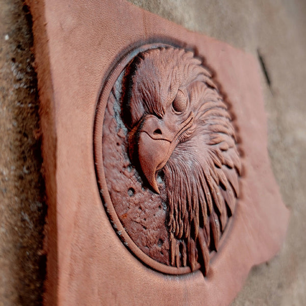 Leather Shaping Mold Horse Head,Eagle Leather Embossed Mold,Veg Tanned Cowhide Cold Press Stamp Mold 