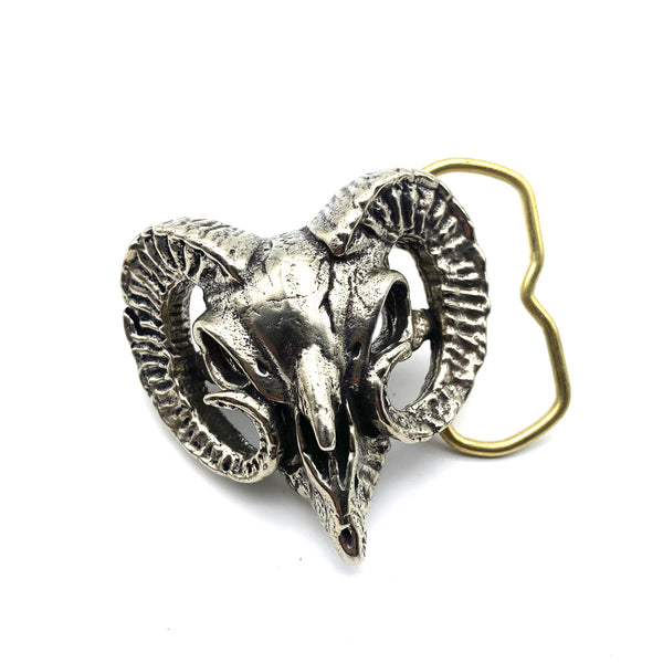 Copper Ram Head Belt Buckle,Exclusive Buckle Hand Crafted