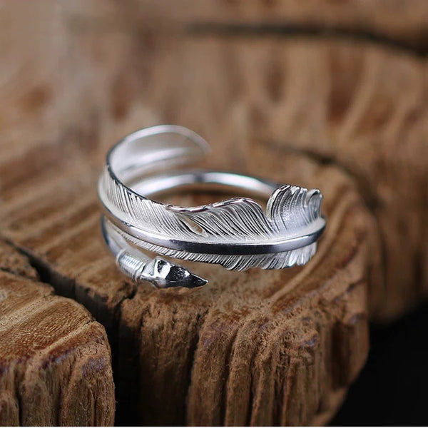 925 Sterling Silver Ring Size 10-16 Men Women Adjustable Band Ring
