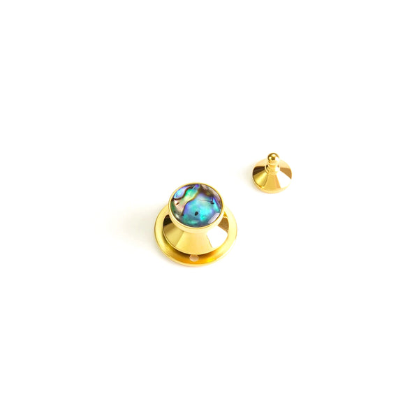 Luxury Shell Spring Snap Closure Leather Bag  Press Button Lock | Gold Silver Color | 20x13mm