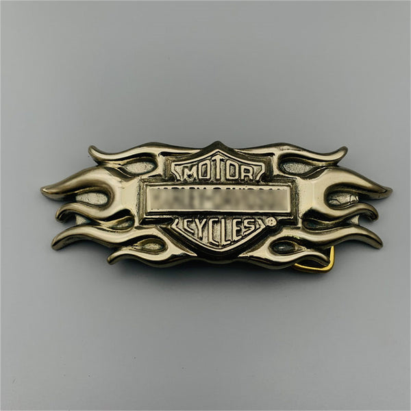 HD Copper Buckle Motorcyclist Belt Buckle