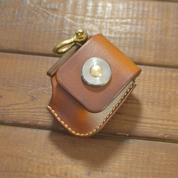 Zippo Lighter Case Leather Case Lighter Cover Belt Loop Keychain