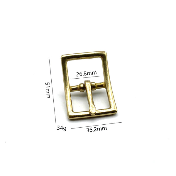 High Heel Brass Buckle Bag Fasten Hardware Leather Strap Buckle