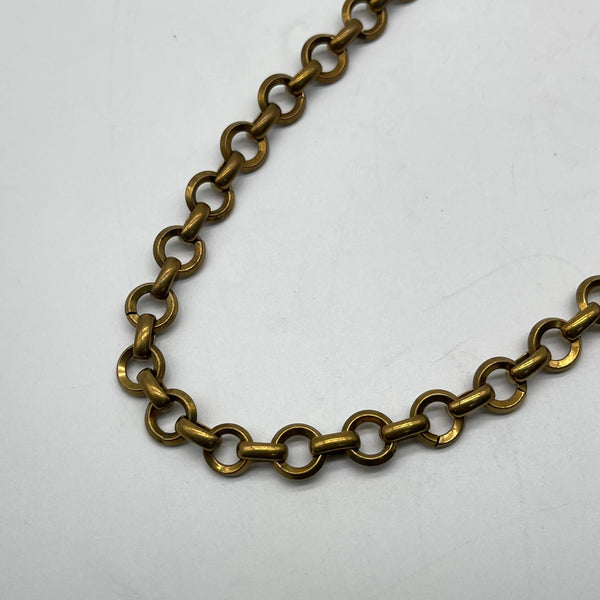 Brass Cylinder Connector Chain for Bracelet Necklace Craft(11.3mm)