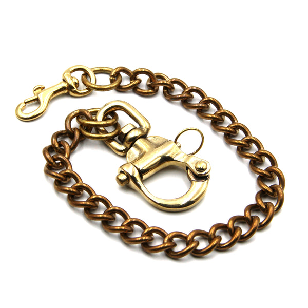 Anchor Snap Clasp Hook Biker Wallet Chain Leather Purse Chain Cowboy Keychain Accessories
