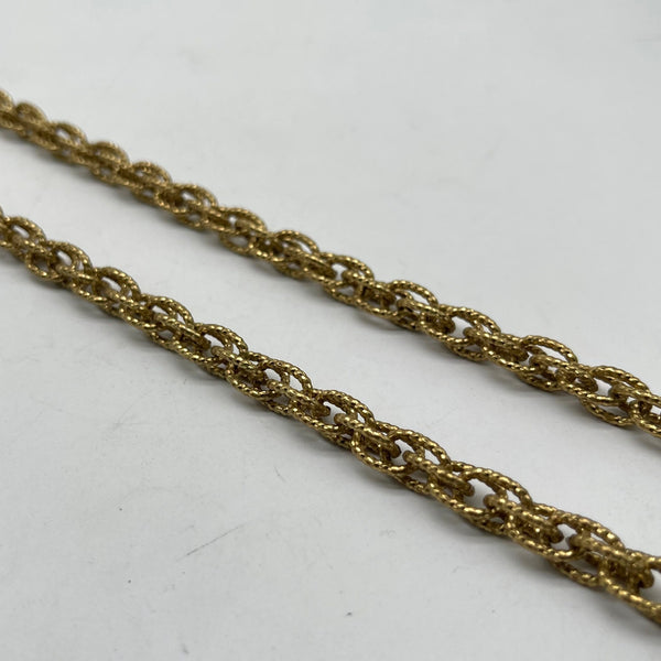 Textured Brass Twist Chain - Jewelry Supply for Makers