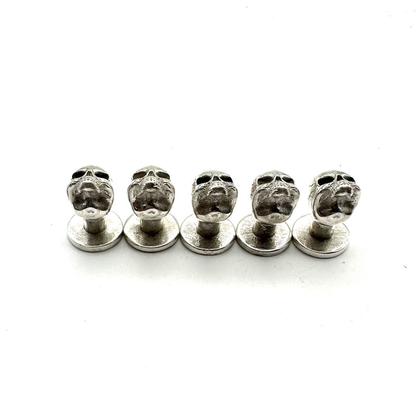 925 Sterling Silver Buttons Screw Back Fastener Denim Button