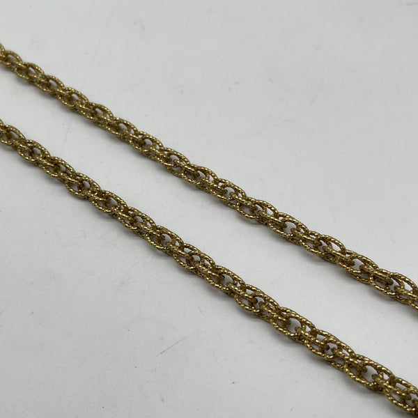 Textured Brass Twist Chain - Jewelry Supply for Makers