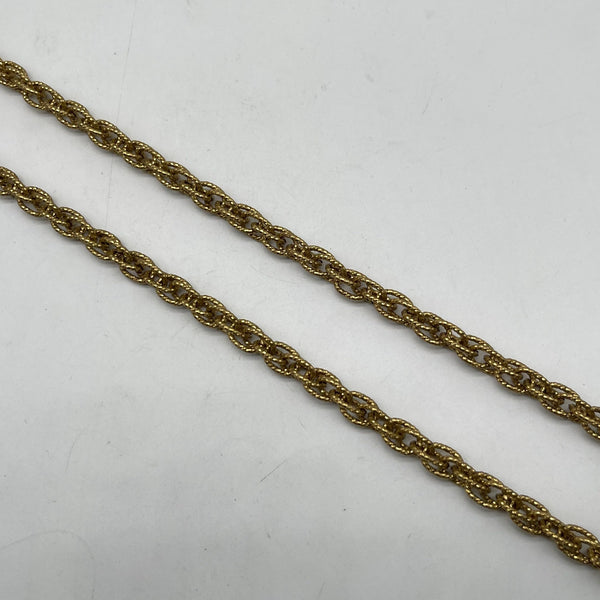 Textured Brass Twist Chain - Jewelry Supply for Makers