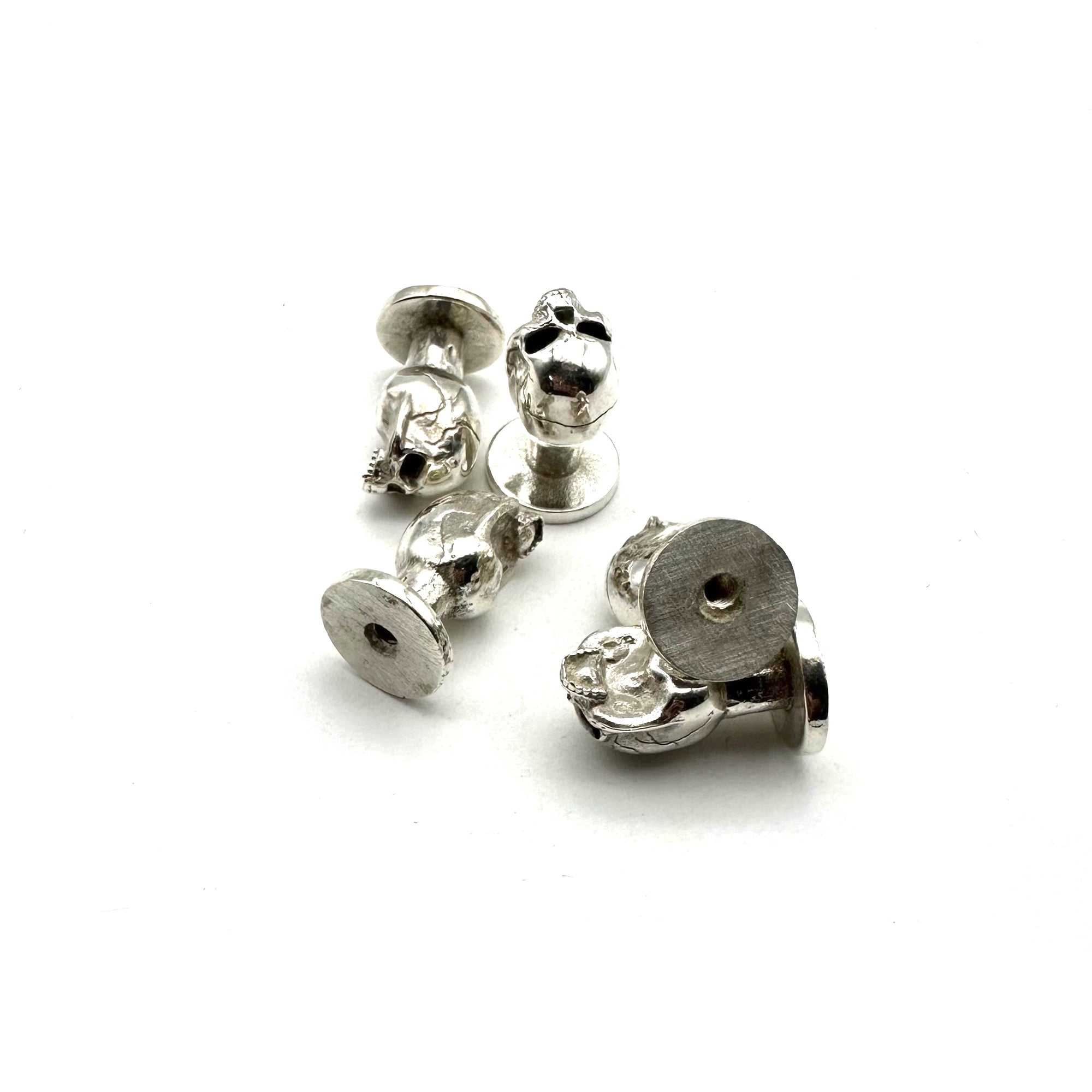 925 Sterling Silver Buttons Screw Back Fastener Denim Button