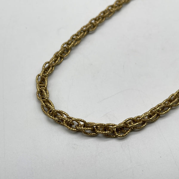 Textured Brass Twist Chain - Jewelry Supply for Makers