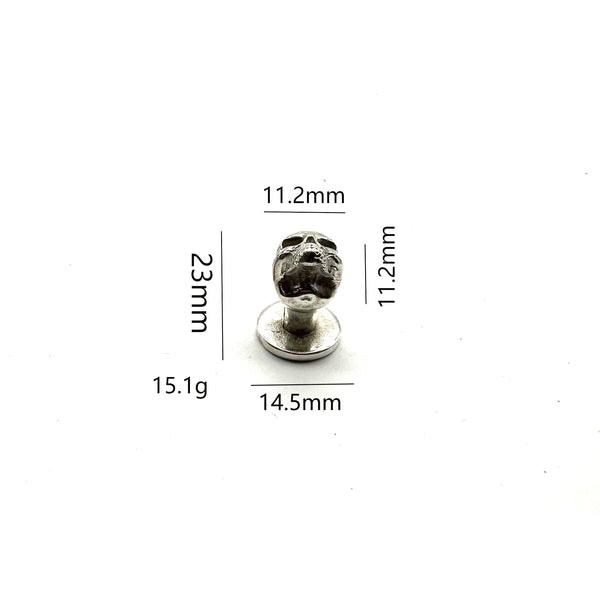 925 Sterling Silver Buttons Screw Back Fastener Denim Button