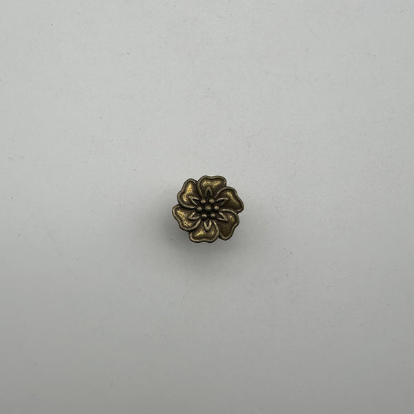 Denim Decorative Button Brass Jeans Flower Button Leather Jacket Decoration&Replacement Buttons