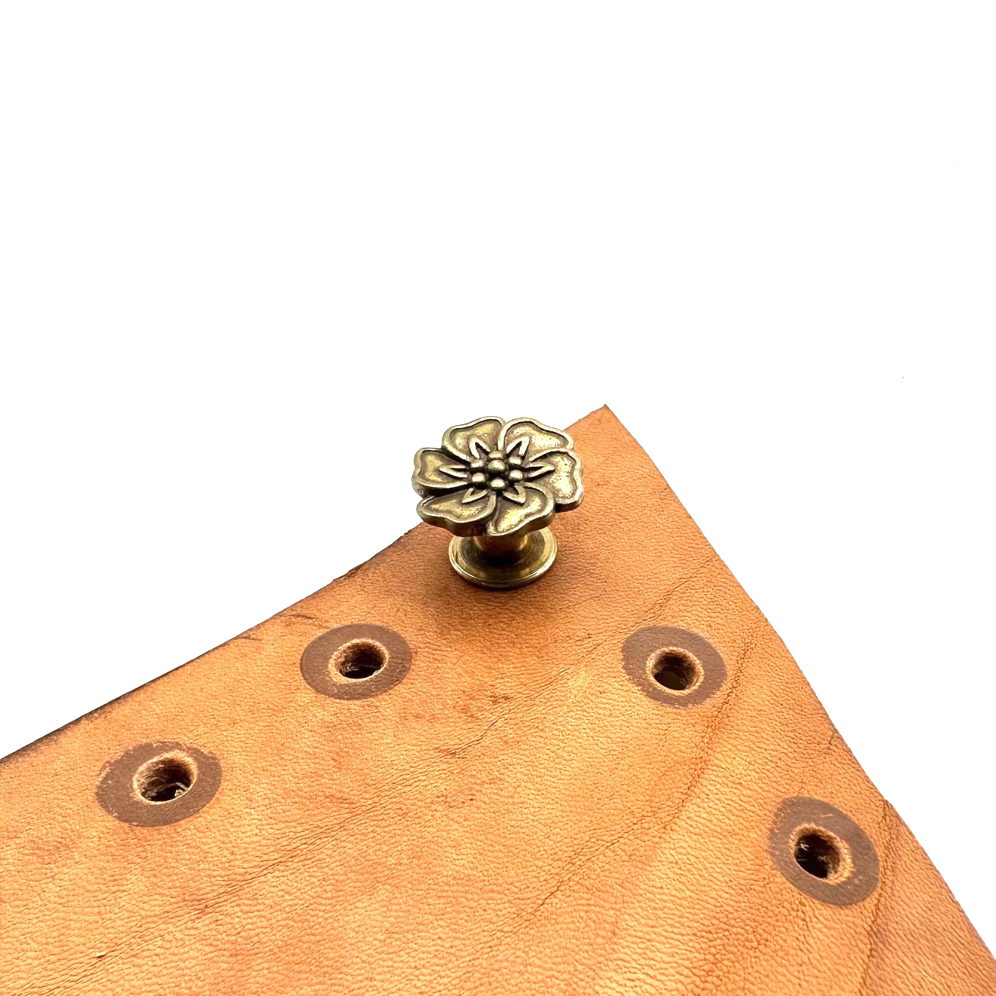 Denim Decorative Button Brass Jeans Flower Button Leather Jacket Decoration&Replacement Buttons