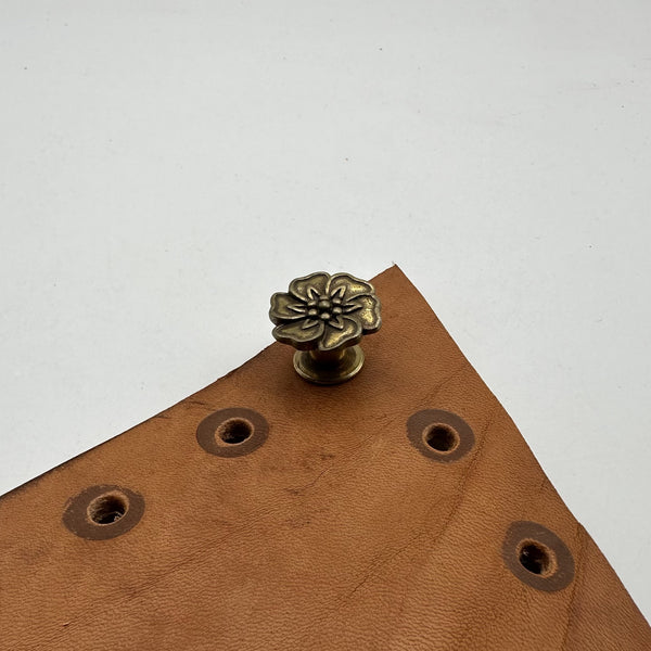 Denim Decorative Button Brass Jeans Flower Button Leather Jacket Decoration&Replacement Buttons