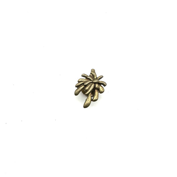 Denim Bras Button Brass Jeans Flower Button Leather Jacket Decoration&Replacement Buttons