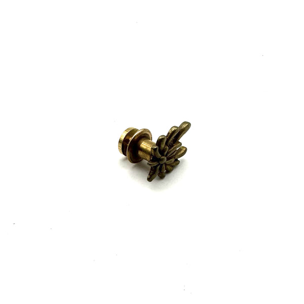 Denim Bras Button Brass Jeans Flower Button Leather Jacket Decoration&Replacement Buttons