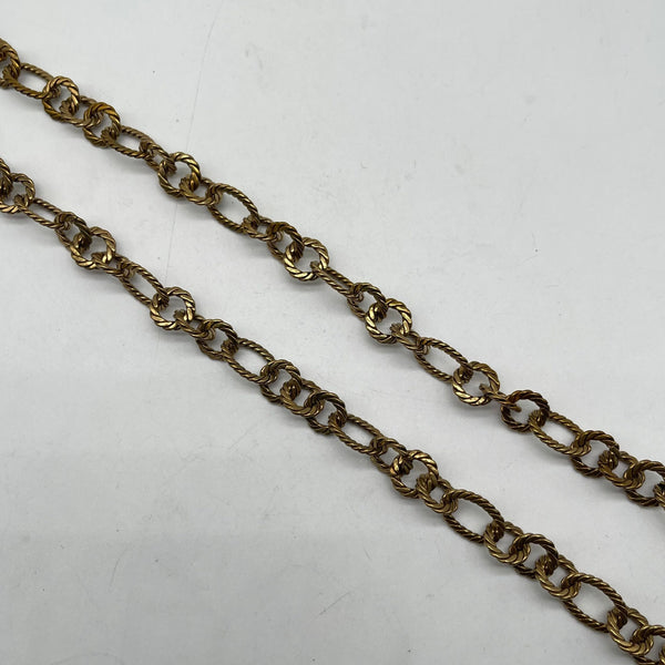 Retro Brass Rope Twist Link Chain - DIY Jewelry Craft Chain Findings