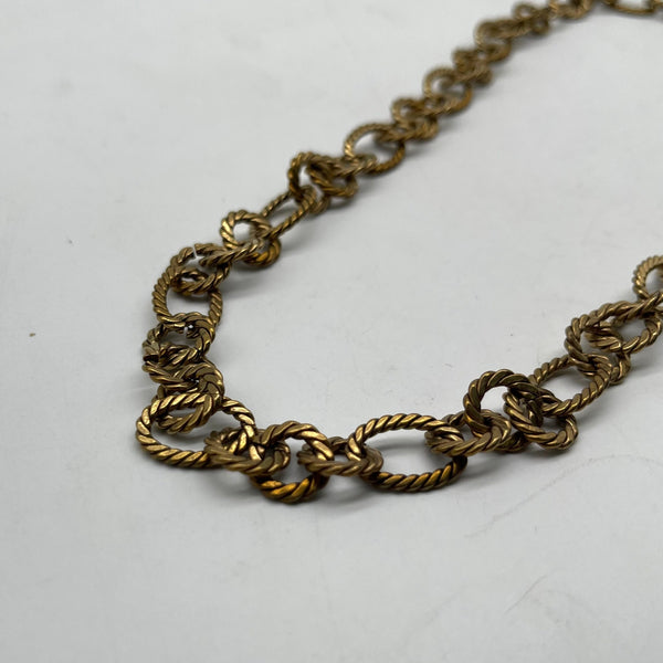 Retro Brass Rope Twist Link Chain - DIY Jewelry Craft Chain Findings